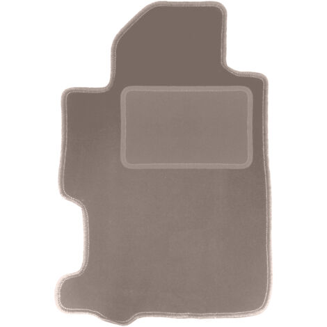 Fahrermatte aus Velours für: Honda FR-V Minivan (2004–2009), beige