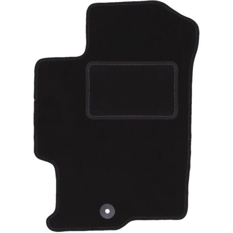 Fahrermatte aus Velours für: Mazda 6 I GG / GY Kombi, Limousine, Schrägheck (2002–2007), schwarz