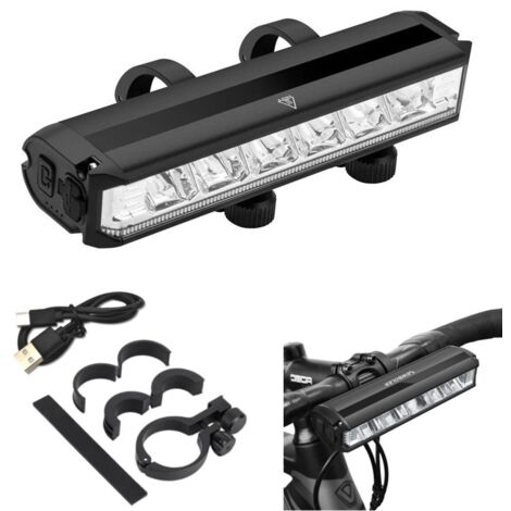 Fahrrad-Frontlicht, 5 Modi, Cree, USB-C