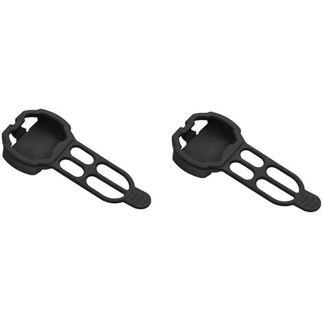 Fahrrad-Gel-Haut-Schutzhülle für Sensor, Computer-Sensor, schwarze Abdeckung, 2 Stück