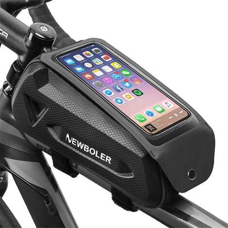 Forever Wasserdicht Handyhalter Lenkertasche Halterung Fahrradhalterung  Motorrad Bike Lenker für Smartphones (6,5 Zoll) XXL