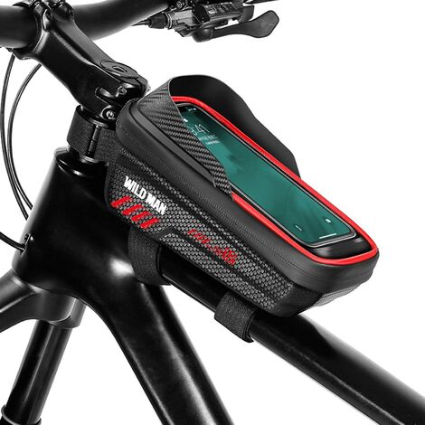 Fahrrad-Handytasche, wasserdichte Oberrohrtasche, Fahrrad-Touchscreen-Handyhalterungstasche, Fahrradrahmentasche. Passend für