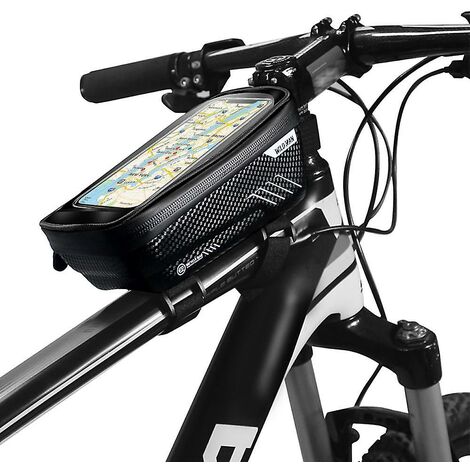 Fahrrad-Handytaschen, Handyhalter-Hülle, wasserdichte Fahrrad-Frontrahmen-Schlauchtasche