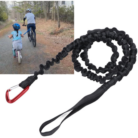 Fahrrad-Klimmzugstange – Elastisches und flexibles Band, einfaches und leichtes Design, 1,7 m lang, Nylon, rot