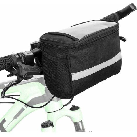 Fahrrad-Lenkertasche – wasserdicht – Thermotasche mit reflektierenden Streifen – Handy, Karten oder Navigationssystem. Für Reisen, Geocaching, Outdoor-Aktivitäten und Sport