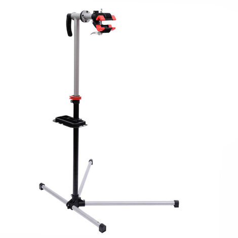 HOMCOM® Fahrrad Montageständer Reparaturständer mit Werkzeugablage