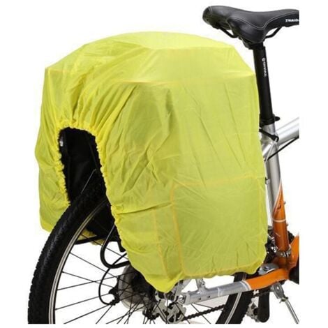 LABLANC Fahrrad-Regenschutz, Fahrradtaschen-Regenschutz, Fahrradabdeckung für Taschen auf der Rückseite des Fahrrads, Wasserschutz, ultraleicht und faltbar