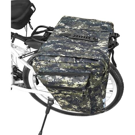 Fahrrad-Rücksitztasche, Fahrradträger, doppelte Gepäcktasche, Lebensmittelaufbewahrung, Tragetaschen-Pack