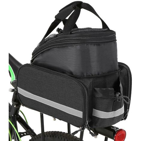 Fahrrad-Rücksitztasche, multifunktional, erweiterbar, wasserdicht, MTB-Fahrrad-Gepäcktasche, Fahrradträger-Tasche