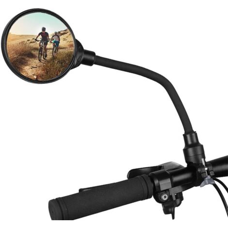 Fahrrad-Rückspiegel, universeller Fahrrad-Rückspiegel für den Lenker, Weitwinkel, stoßfest, konvex