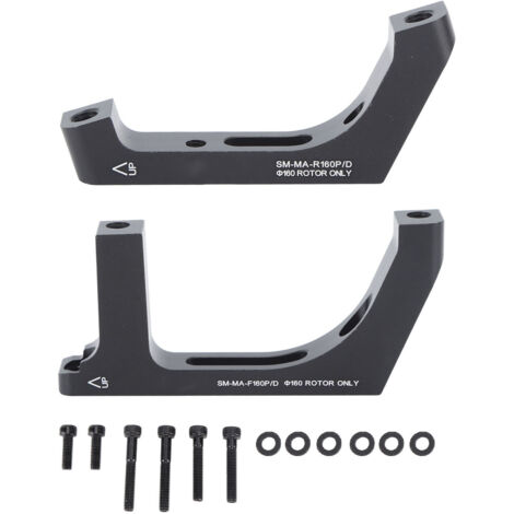 Fahrrad-Scheibenbremsadapter aus Aluminiumlegierung, Lenksäulenmontage, 160 mm kompatibel