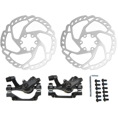 Fahrrad-Scheibenbremsensatz, Vorder-/Hinterradbremssättel aus Aluminiumlegierung mit 160-mm-Bremsscheibe