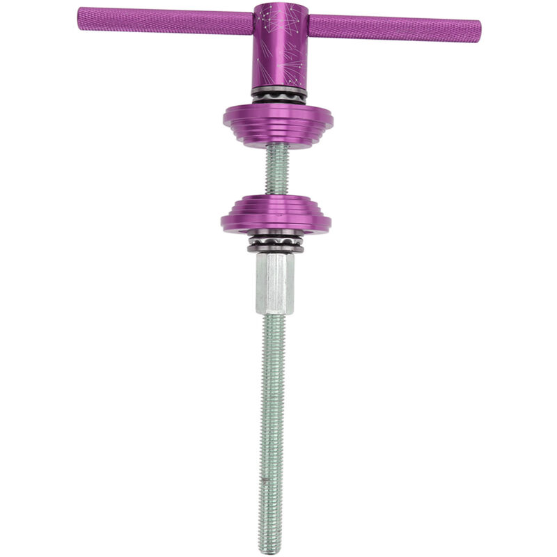 Flammkraft Mehrfarbig Fahrrad-Steuersatz-Einpresswerkzeug – Tretlagermontage – Lila Version