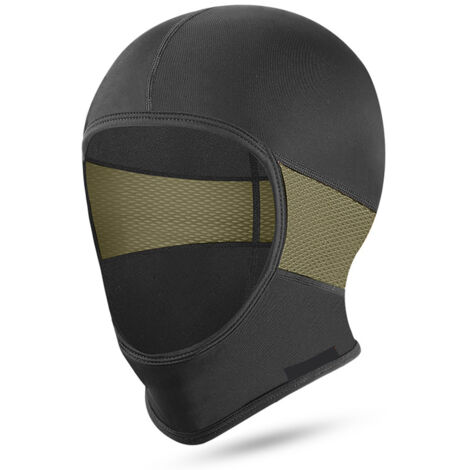 Fahrrad-Sturmhaube aus Eisseide für Damen und Herren, passend für Helme und als Sonnenschutz beim Radfahren und Motorradfahren