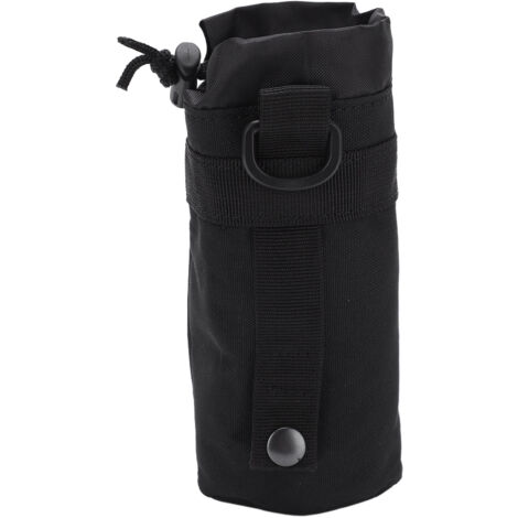Fahrrad-Trinkflaschentasche, leichter und tragbarer Trinkrucksack für Wandern und Outdoor-Sportarten, Schwarz