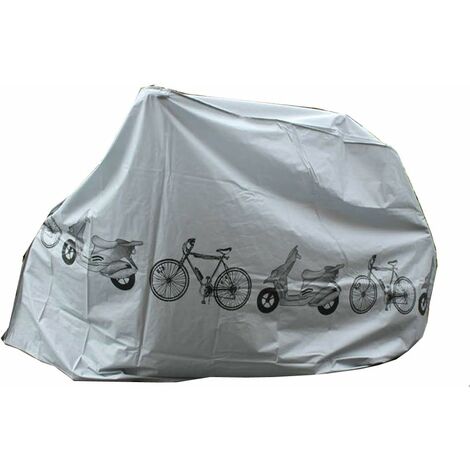Fahrrad Abdeckung Für 1-2 Fahrräder Wasserdicht Abdeckplane Schutzbezug Cover SS 