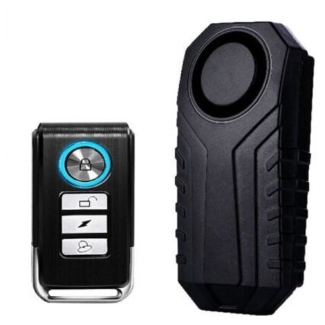 Fahrradalarm, Drahtloser Autoalarm, Alarm für Fahrrad, Motorrad, Auto, Roller, 113dB wasserdichter Sicherheitsalarm mit Fernbedienung