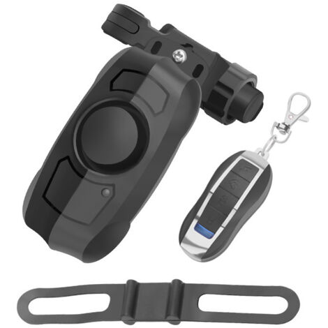Fahrradalarm mit Fernbedienung, über USB wiederaufladbar, wasserdicht, Vibrations-Diebstahlalarm mit Bewegungsmelder, Alarm für Fahrrad, Elektroroller und Motorrad, super lauter Ton 120 dB
