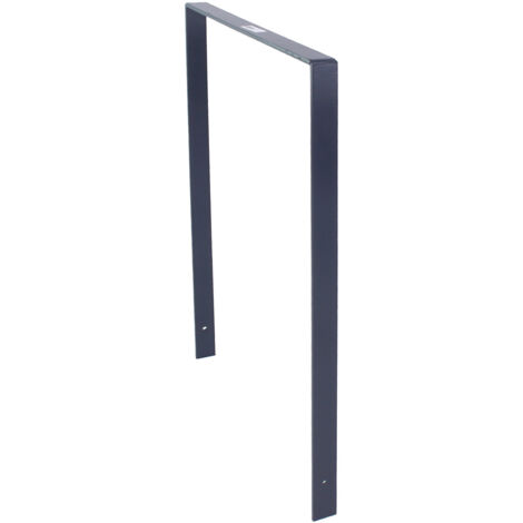 Fahrradanlehnbügel 115 x 76 cm Flachstahl 13 mm Anthrazit Einbetonieren Fahrradständer Parker Typ U
