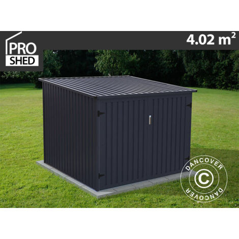 Fahrradbox 2,03x1,98x1,57m, 4,02m², ProShed®, Anthrazit
