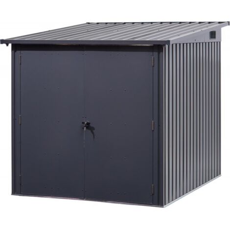Fahrradgarage für 3 Fahrräder 164 x 204 x 145/16STRECKE3 cm anthrazit