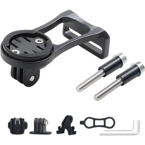 Fahrradhalterung für Garmin Edge, Fahrradlenkerhalterung aus Aluminiumlegierung, Kombihalterung für Garmin Edge GoPro (200 500 510 520 800 810 820 1000 1030 Touring)
