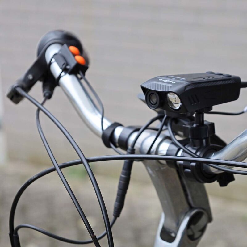Northix Nedis Fahrradkamera / 1080p@30fps / 2 Mpixel / 600 Min / 70 ° / 300 Min / Inkl. Halterung / Schwarz