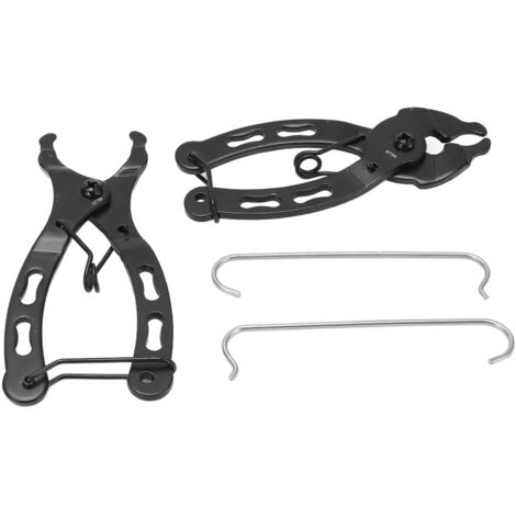 Fahrradkettenschlosszange, 2-in-1-Reparaturwerkzeug zum Entfernen und Anbringen von Fahrradketten (4 Stück)