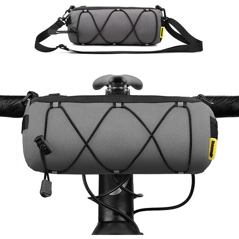 Fahrradlenkertasche Radfahren Vorderzylinder Aufbewahrungstasche Fahrrad Handyhalter Vorderrahmen oben