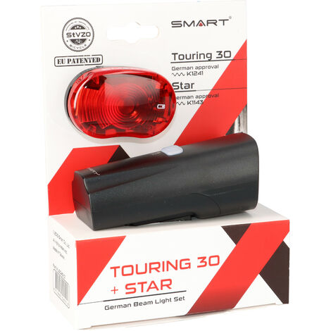 Fahrradleuchten-Set - SMART Touring 30 inkl. Batterien