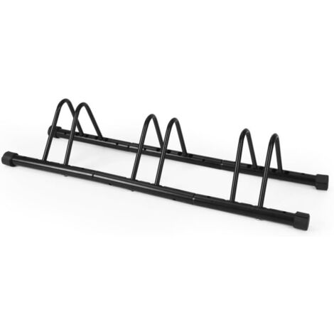 Fahrradständer aus Metall – Fahrradparkständer – Lagerständer für Garage oder Schuppen (3 Fahrradstationen)