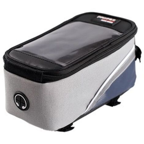 Fahrradtasche mit Handyhalterung - grau