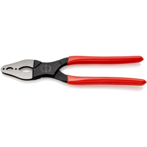 Fahrzeugkonuszange Gesamt-L.200mm Form 1 pol.Ku.-Überzug KNIPEX 8411200