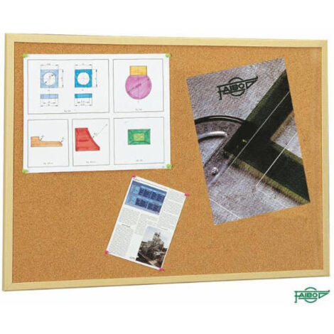 FAIBO 607-2 tablón de anuncio Tablón de anuncios fijo Madera Corcho
