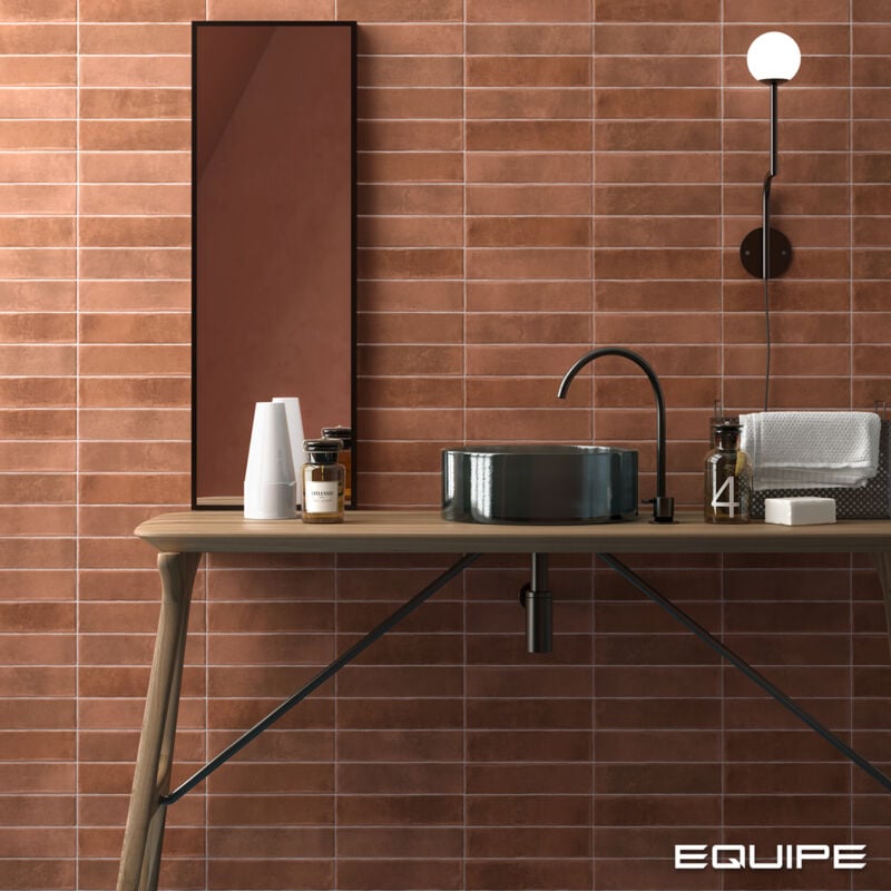 Nais - Grès cérame - argile - argile cotto - 6X24,6