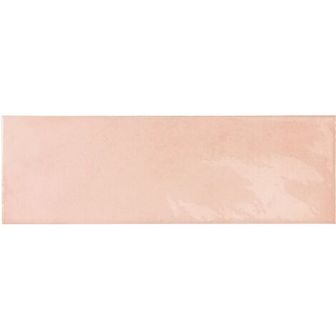 Faience effet zellige rose 6.5x20 VILLAGE ROSE GOLD 25635 - 0.5m²