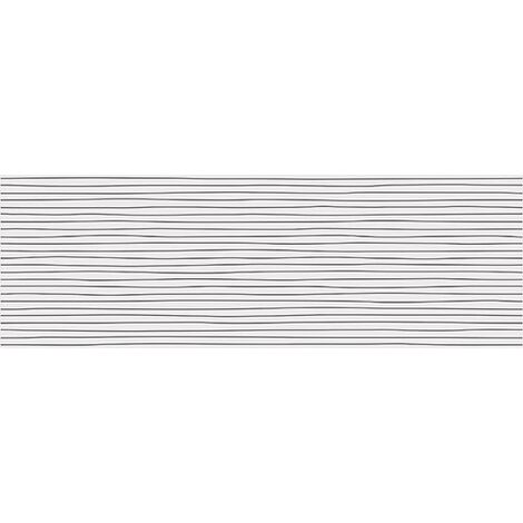 Faience INUIT Black pâte blanche 25x75cm - 1.312m²