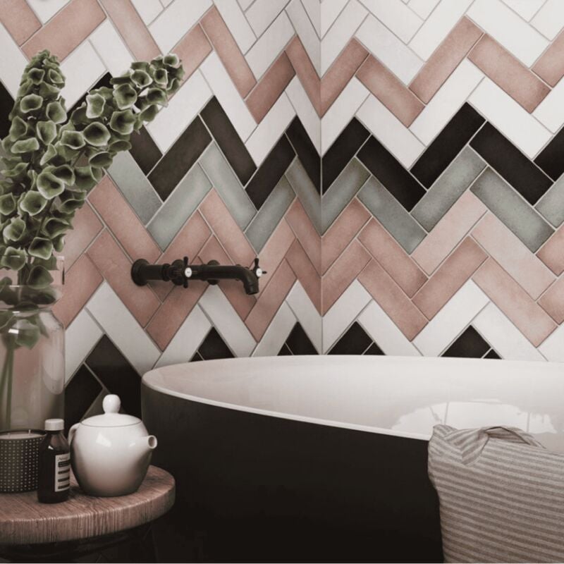 Nais - Faïence - magma - magma burgundy - 6,5X20