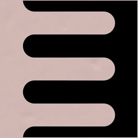 Faïence murale rose et noire GOLBER ROSE NOIR 20X20- Unité
