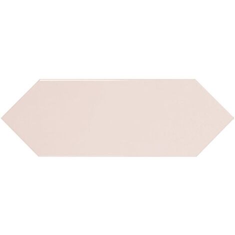 Faience navette crayon rose brillant 10x30 PICKET PINK - 1m²