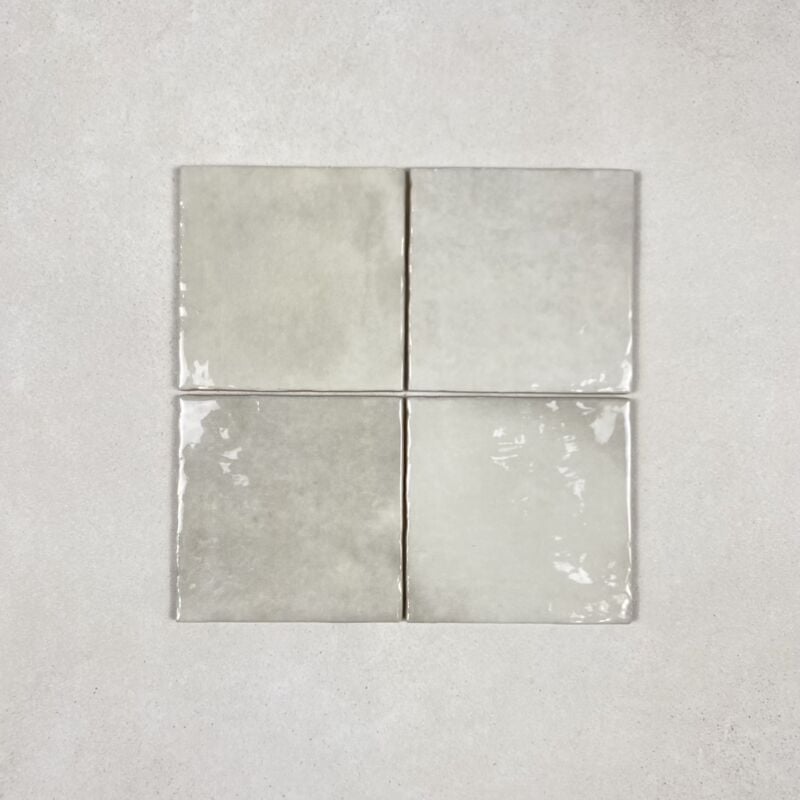 Equipe - Faïence Effet Zellige la riviera 13,2x13,2cm Vert (1m2) - Les Carreaux de Jean