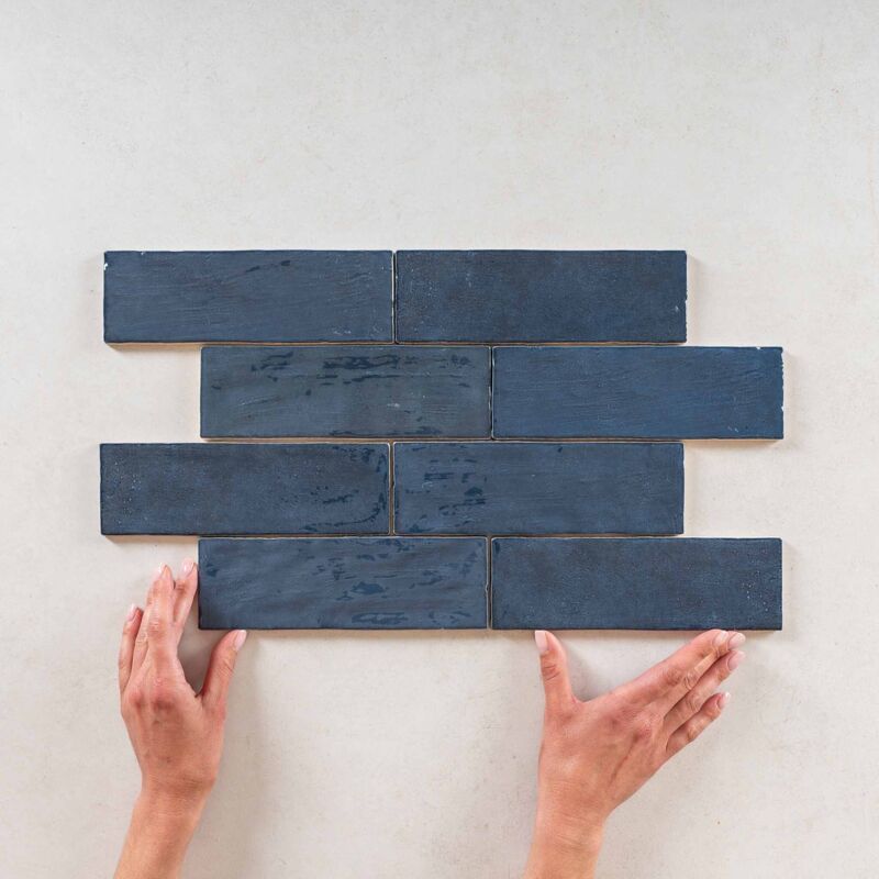 Equipe - Faïence - la riviera - blue reef - 6,5X20