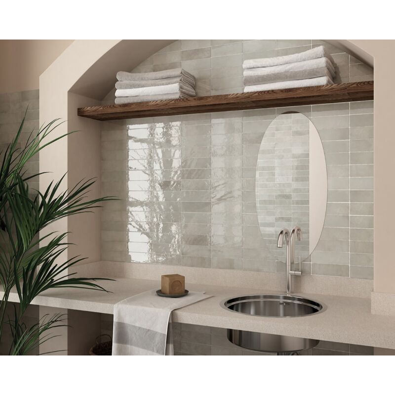 Equipe - Faïence - la riviera - vert - 6,5X20