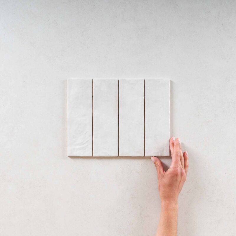 Equipe - Faïence - la riviera - gris nuage - 6,5X20