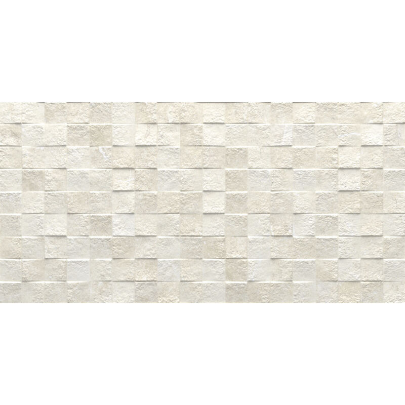 Stone By Stone - Faïence - piazen - pearl - 30x60 cubic - Naturel