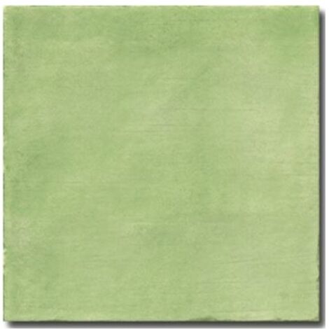 Faience rustique patinée VERT 15x15 cm - 1m²