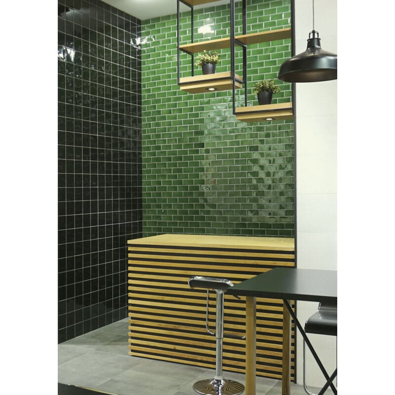 Stone By Stone - Faïence - urban atelier - bosque dg - Decor 10x10 - Brillant - (0,25 m²)