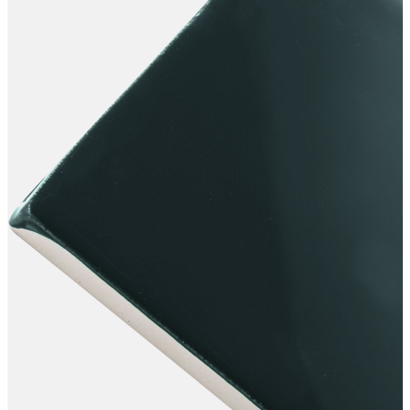 Stone By Stone - Faïence - urban atelier - verde negro - 7x14 - Brillant - (0,23 m²)