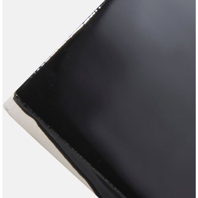 Stone By Stone - Faïence - urban atelier - preto - 14x14 - Brillant - (0,48 m²)