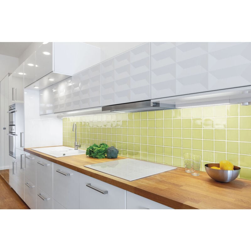 Stone By Stone - Faïence - urban atelier - kiwi - 14x14 - Brillant - (0,48 m²)